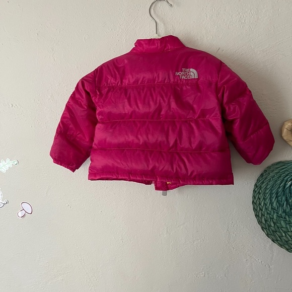 The North Face pink puffer jacket - Picture 2 of 4